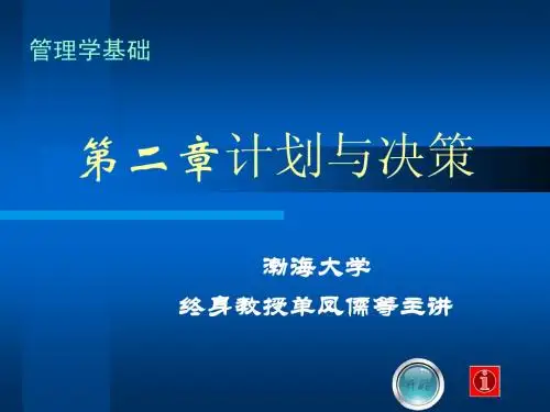 第2章计划与决策