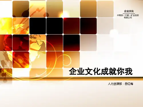 企业文化培训课件(PPT 46页)