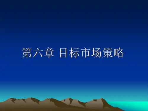 市场营销学第六章