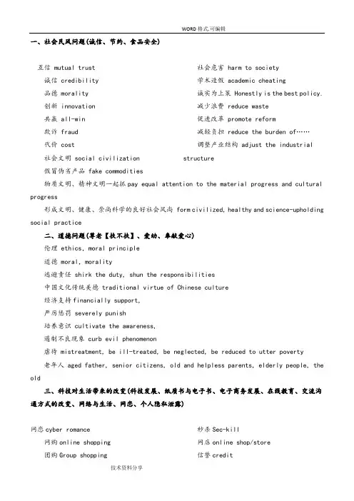 考研英语作文六大热门话题及优秀范文