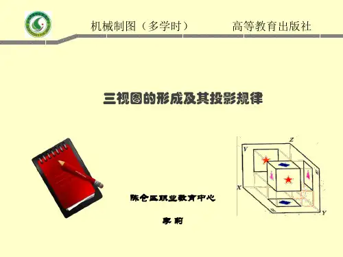 三视图的形成及其投影规律微课PPT