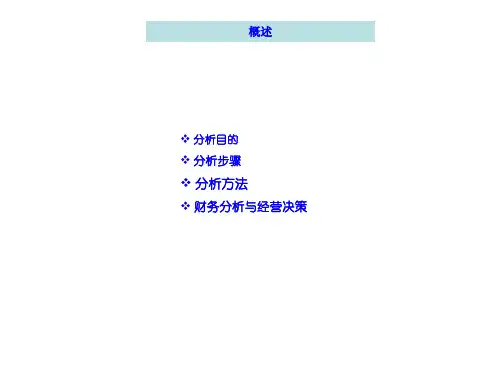 投后管理之财务分析119页PPT