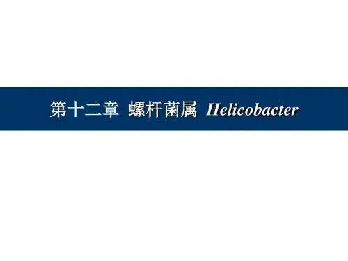 12螺杆菌属-精品文档