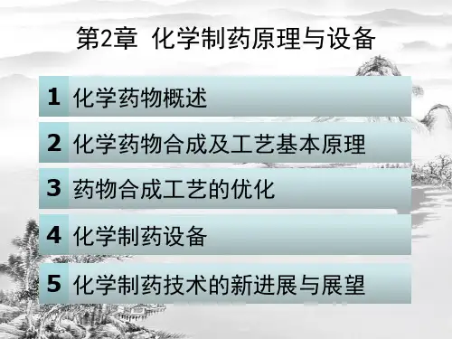 第2章-化学制药原理与设备ppt课件(全)