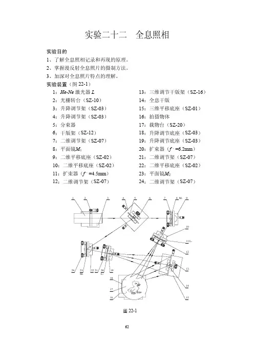 全息实验