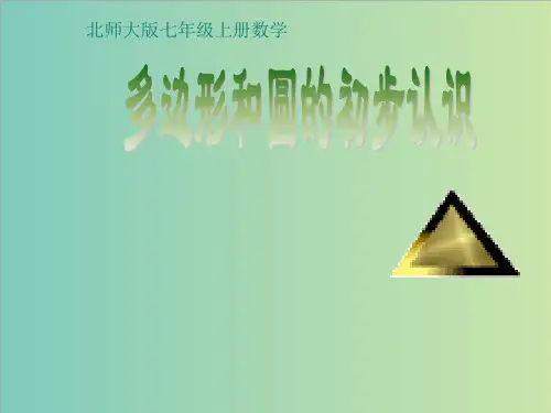北师大七年级上4.5多边形和圆的初步认识课件(共16张PPT)