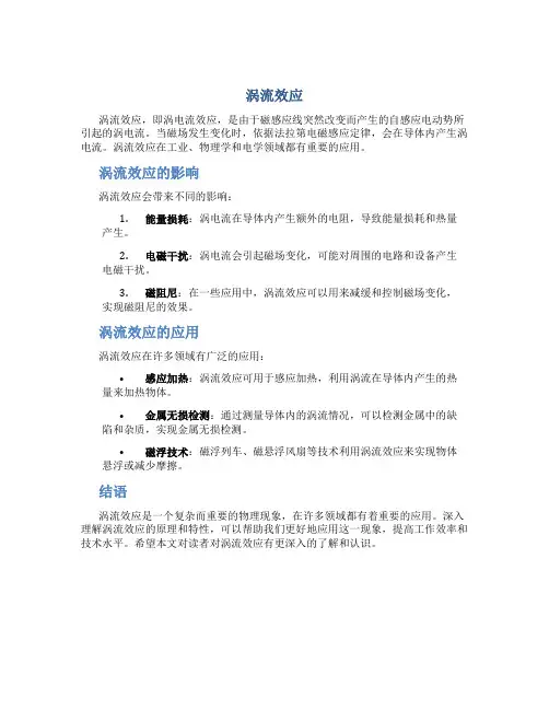 涡流效应资料
