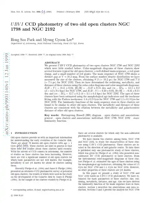 UBVI CCD photometry of two old open clusters NGC 1798 and NGC 2192