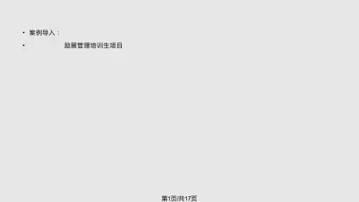 第六章会展人力资源管理PPT课件