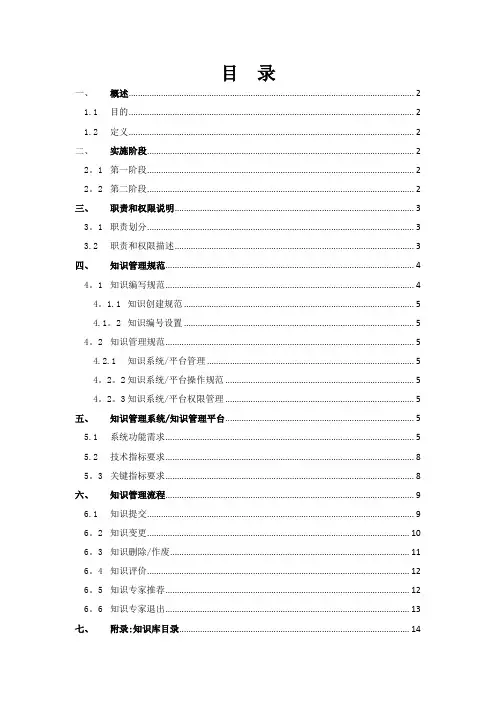 知识管理体系