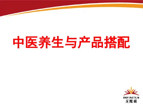 中医养生与产品搭配资料讲解