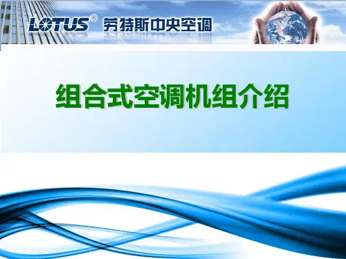 组合式空调机组基本介绍演示幻灯片