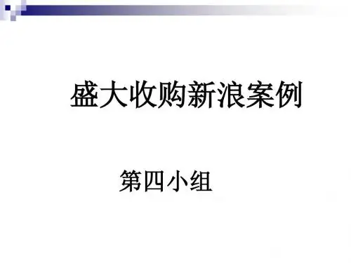 盛大收购新浪