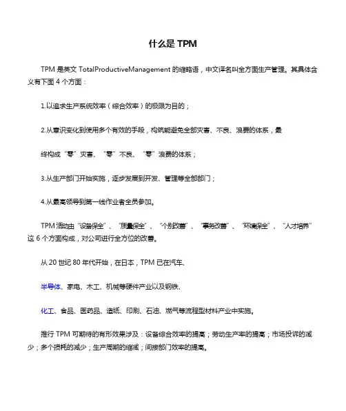 什么是TPM