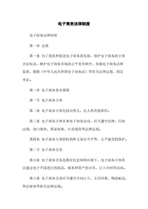 电子商务法律制度[1]
