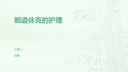 胆道休克的护理