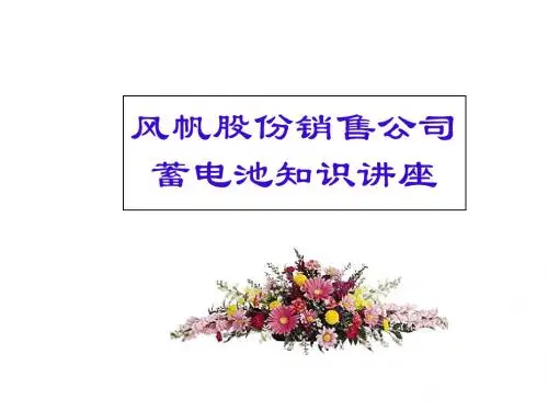 蓄电池讲课稿