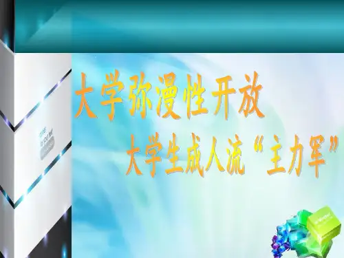 大学生婚前性行为--PPT演讲