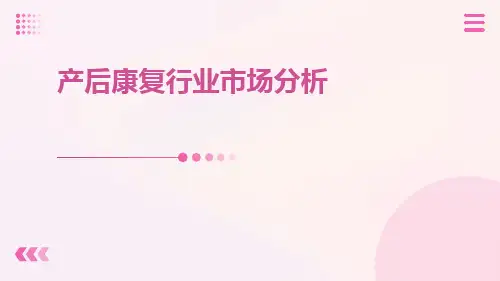 产后康复行业市场分析