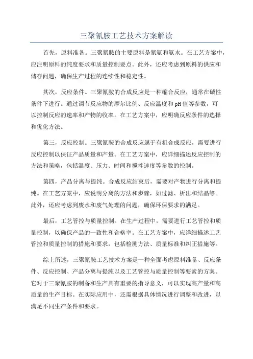 三聚氰胺工艺技术方案解读