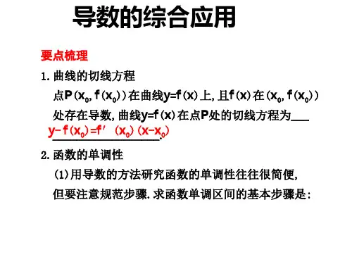 导数综合应用1