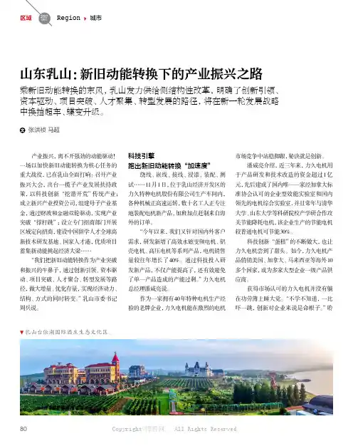 山东乳山：新旧动能转换下的产业振兴之路