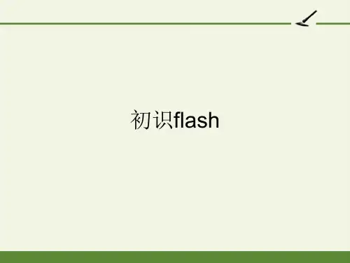 初识flash及逐帧动画 完整版PPT课件
