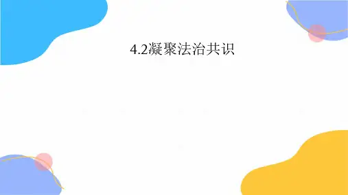 道德与法治人教版九年级(上册)4.2凝聚法治共识提分训练课件(2024版新教材)