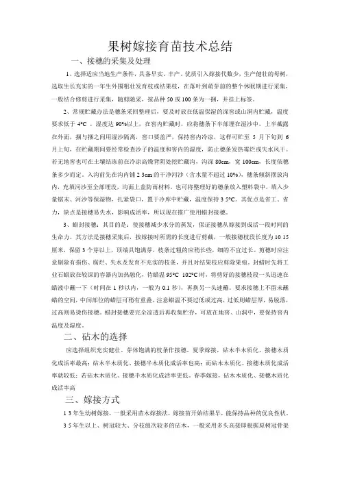 果树学概论作业