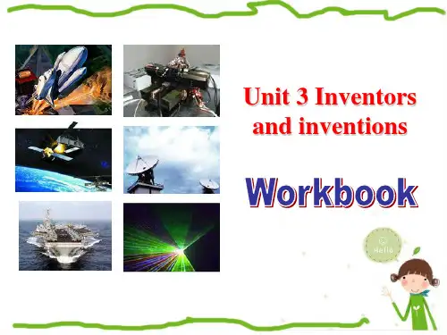 人教版高中英语选修八课件：Unit 3 Workbook(共40张PPT)