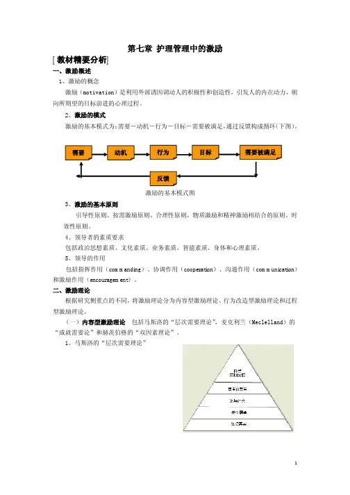护理管理中的激励