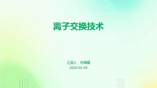 离子交换技术