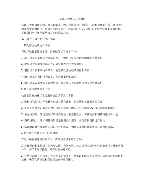 基础工程施工方法图解