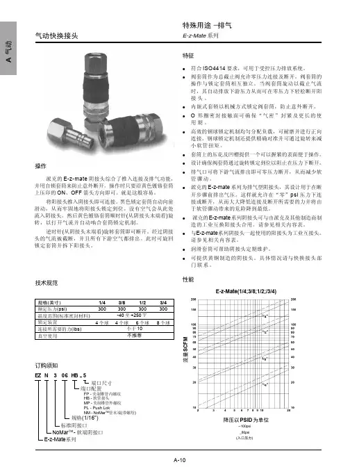 气动快换接头