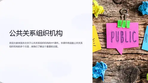 《公共关系组织机构》课件