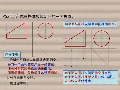 机械制图第4章 立体及其表面交线P52-53