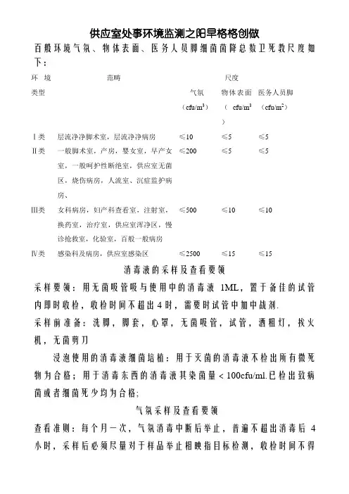细菌培养采样方法