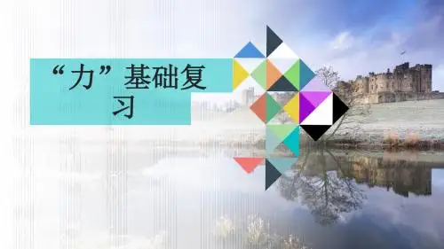 中考物理专项提升复习——力   专题复习(共73张PPT)