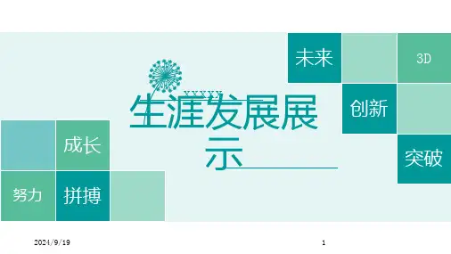 生涯发展展示(修改更新版)4