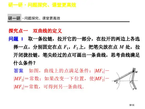 双曲线的标准方程公开课一等奖优质课大赛微课获奖课件