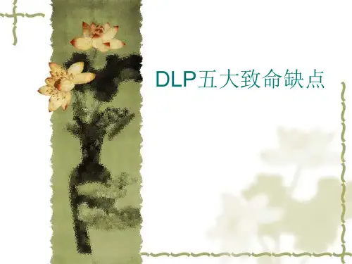 DLP投影机五大致命缺点