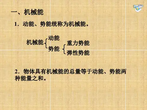 机械能及其转化      八年级下册物理