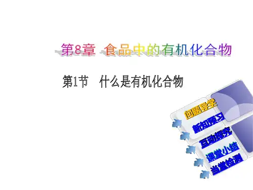 8.1什么是有机化合物(沪教版)