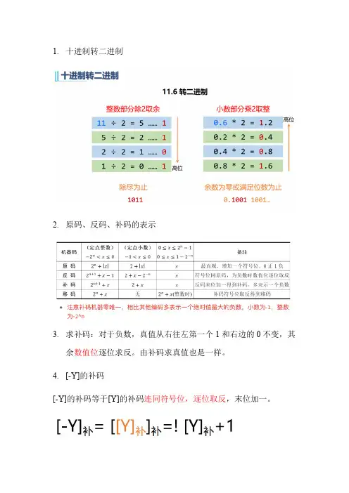 第二章数据信息的表示