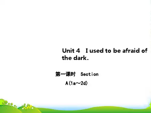 人教版九年级英语上册作业课件：Unit 4  Section A