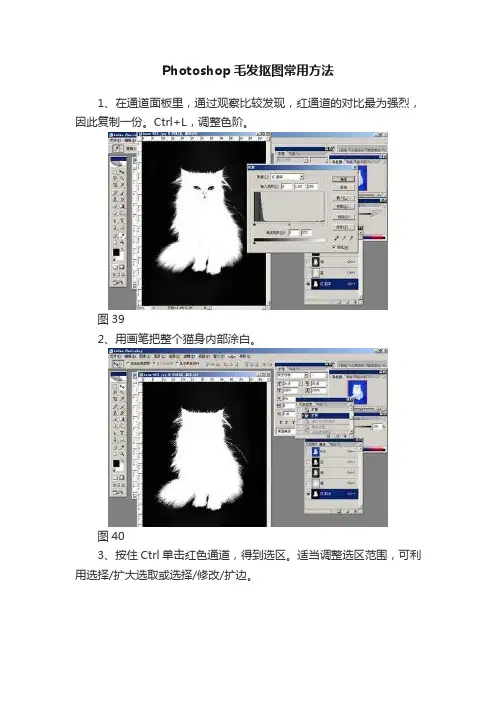 Photoshop毛发抠图常用方法