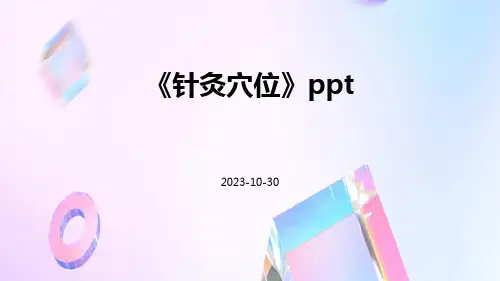 《针灸穴位》ppt
