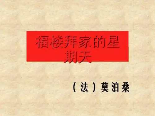 《福楼拜家的星期天》全面版