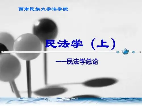 民法学(上)电子课件