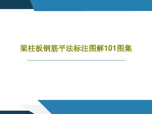梁柱板钢筋平法标注图解101图集共66页文档